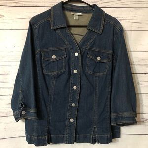 DressBarn 14/16w Jean Jacket